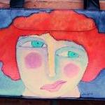 Hand Painted Handbag with M..