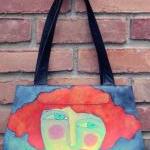 Hand Painted Handbag with M..