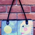 Hand Painted Handbag with M..