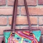 Hand Painted Handbag with M..