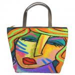 Small Handbag Tote Bag Prin..