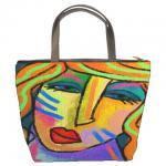 Small Handbag Tote Bag Prin..