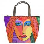 Small Handbag Tote Bag Prin..