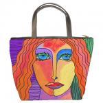 Small Handbag Tote Bag Prin..